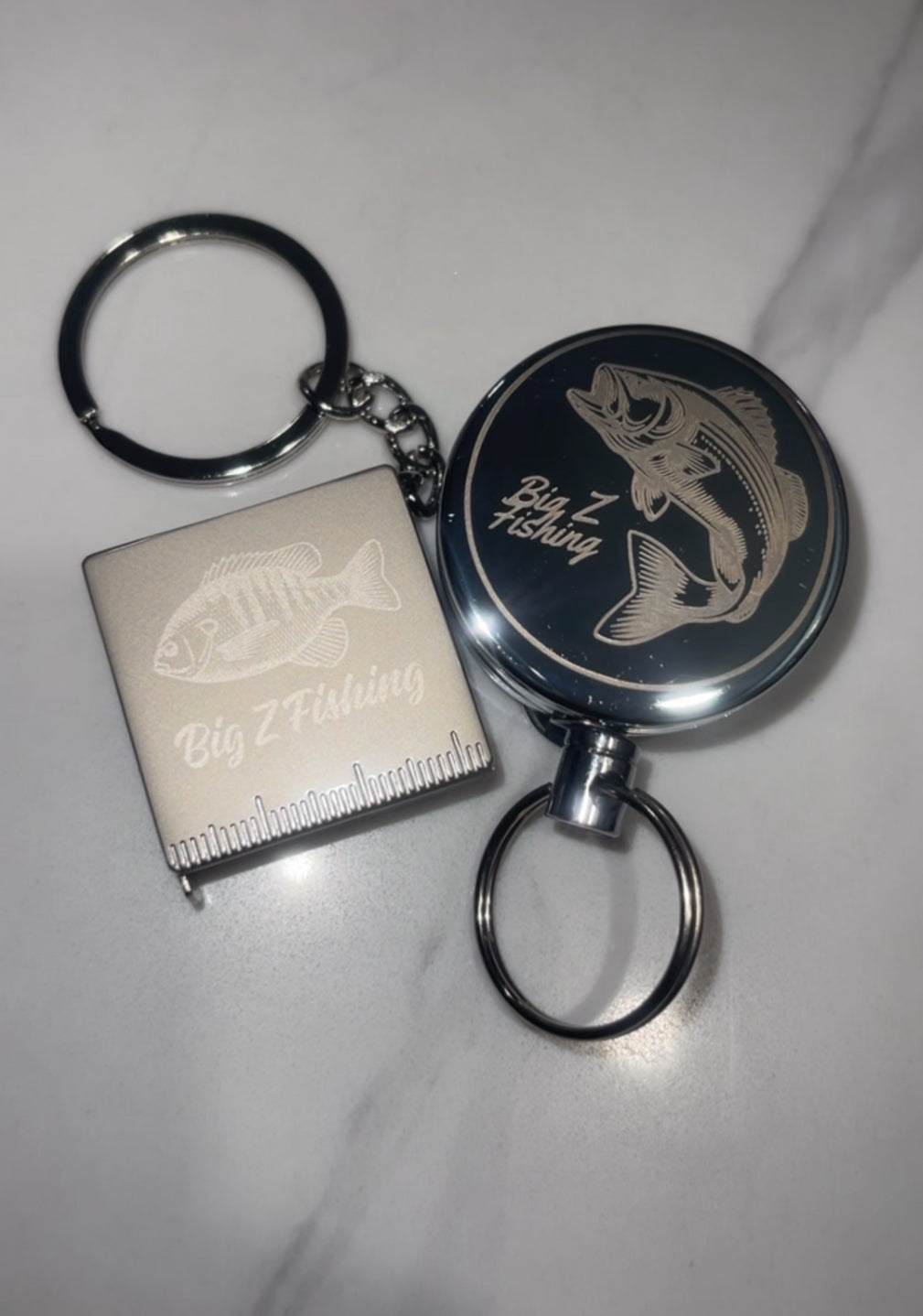 Retractable Fish Ruler Keychain! (Fishing Spots Included)