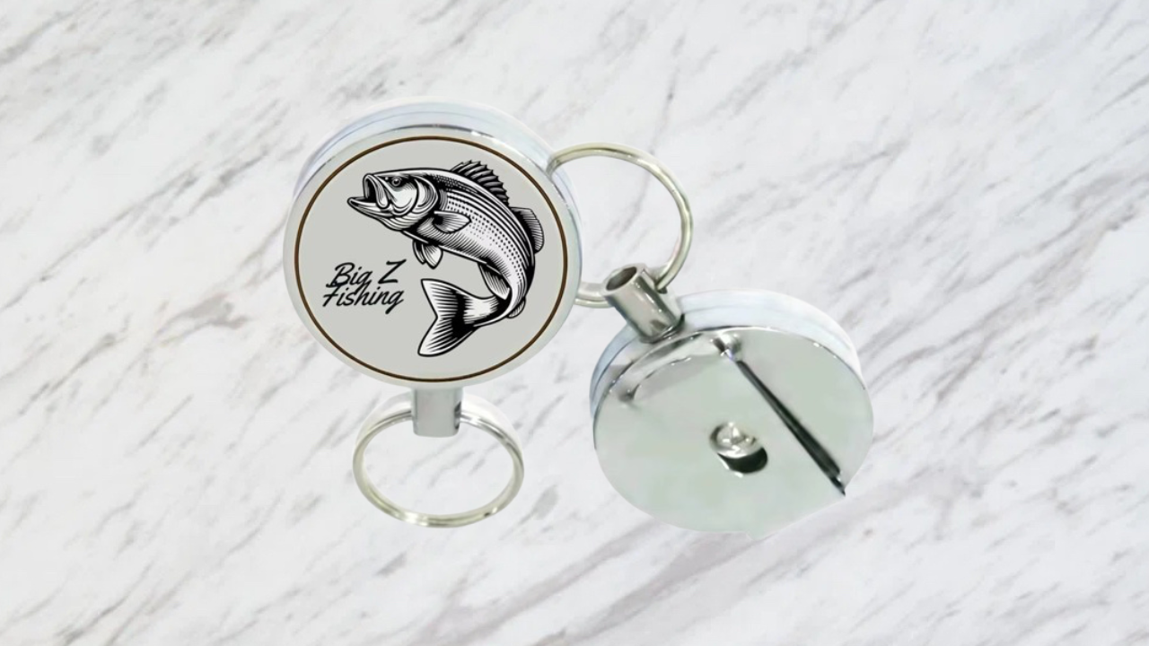 Retractable Fish Ruler Keychain! (Fishing Spots Included)