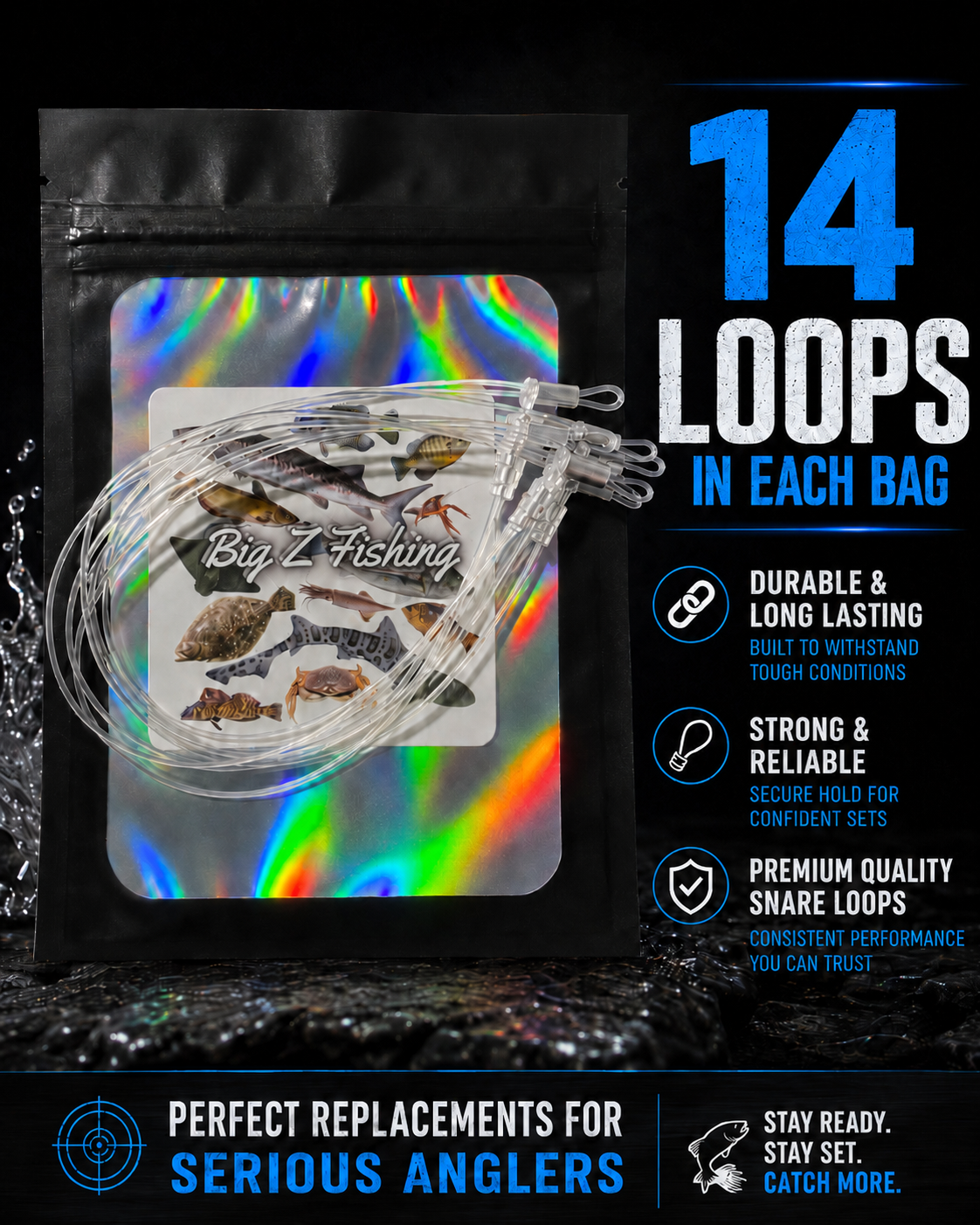 14pc Kabob Snare loop replacement